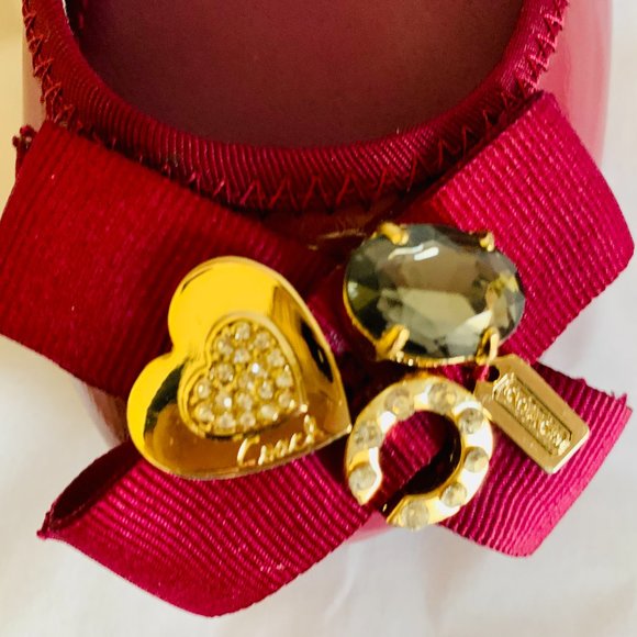 NEW! COACH POPPY CAPER EMBELLISHED WITH BOW BALLET FLATS - Picture 3 of 7